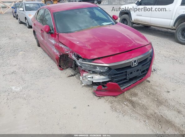 1HGCV1F31KA101181 2019 HONDA ACCORD Red 