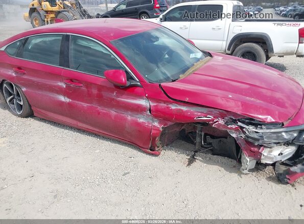 1HGCV1F31KA101181 2019 HONDA ACCORD Red 