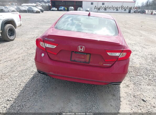 1HGCV1F31KA101181 2019 HONDA ACCORD Red 