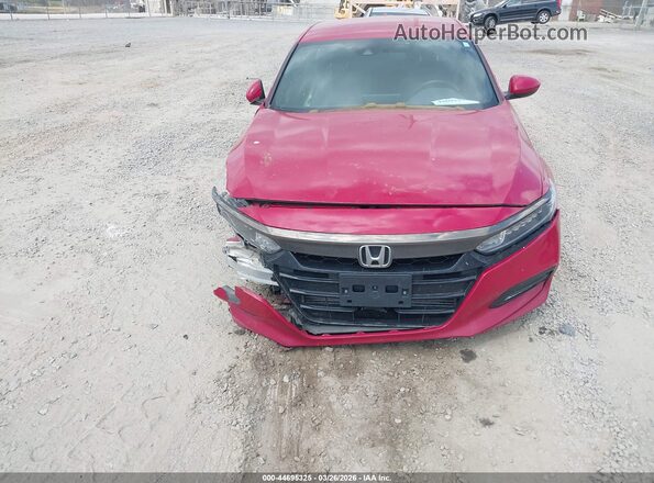 1HGCV1F31KA101181 2019 HONDA ACCORD Red 