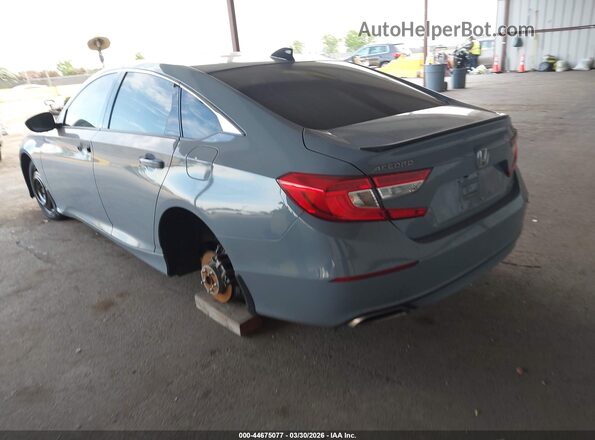 1HGCV1F31NA074987 2022 HONDA ACCORD Gray Trasero izquierdo