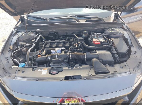 1HGCV1F32KA162765 2019 HONDA ACCORD Gray უკანა ხედი