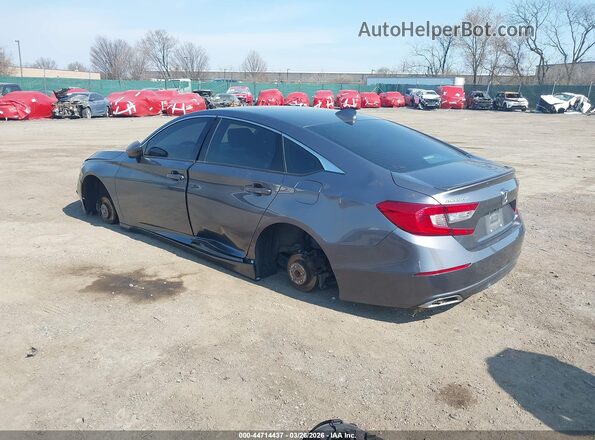 1HGCV1F32KA162765 2019 HONDA ACCORD Gray უკანა მარცხენა