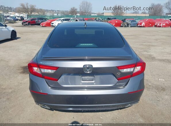 1HGCV1F32KA162765 2019 HONDA ACCORD Gray 