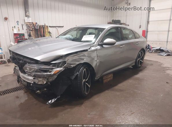 1HGCV1F32LA151475 2020 HONDA ACCORD Silver Front left