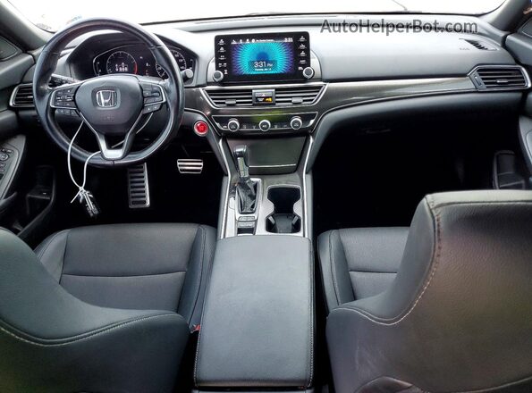 1HGCV1F32MA028504 2021 HONDA ACCORD White Dashboard view