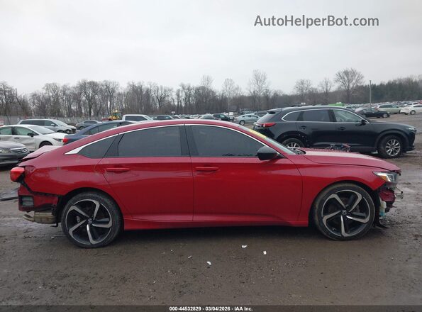 1HGCV1F32MA041530 2021 HONDA ACCORD Red Սարքավորումների վահանակի տեսք
