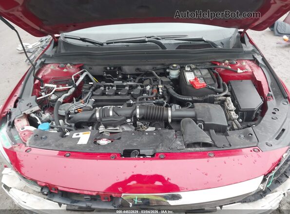 1HGCV1F32MA041530 2021 HONDA ACCORD Red Հետևի տեսք