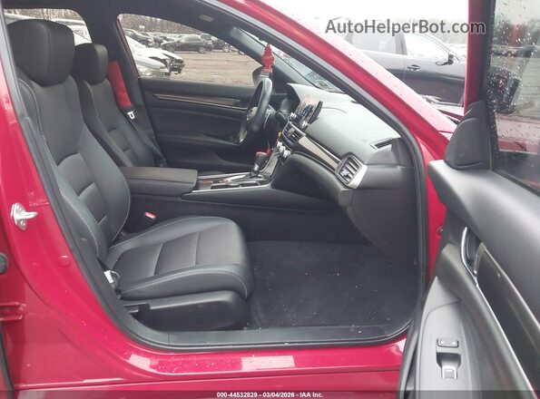 1HGCV1F32MA041530 2021 HONDA ACCORD Red Սալոնի դիմացի տեսք