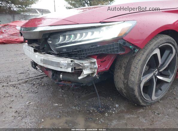 1HGCV1F32MA041530 2021 HONDA ACCORD Red Դիմացի տեսք