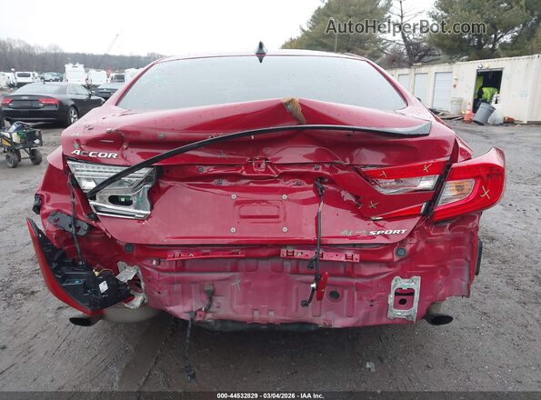 1HGCV1F32MA041530 2021 HONDA ACCORD Red 