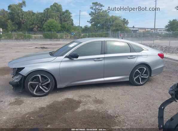 1HGCV1F32MA078268 2021 HONDA ACCORD Silver Панорамний вид салону 360°