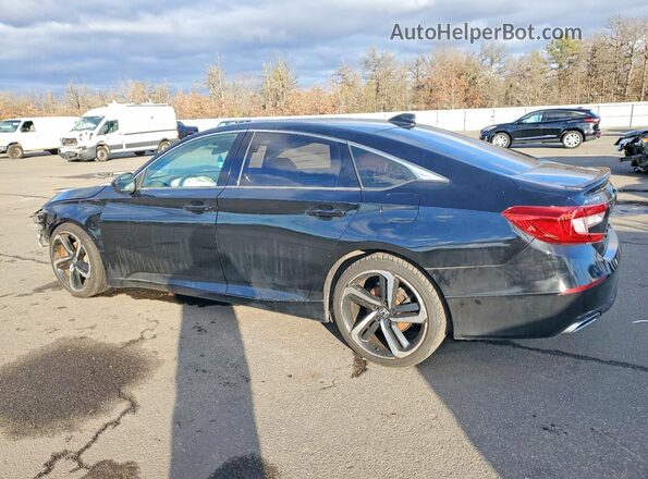 1HGCV1F33KA126261 2019 HONDA ACCORD Black 