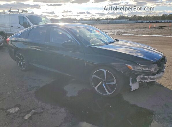 1HGCV1F33KA126261 2019 HONDA ACCORD Black 