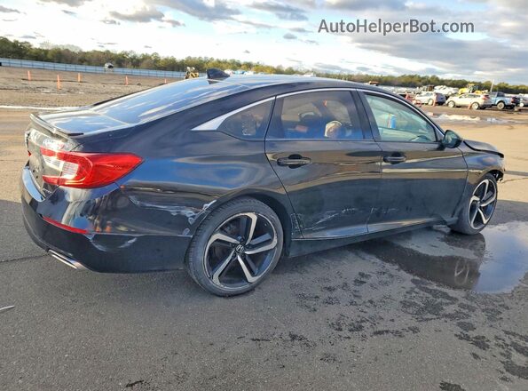 1HGCV1F33KA126261 2019 HONDA ACCORD Black 
