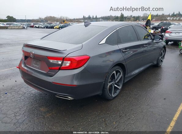 1HGCV1F33KA147207 2019 HONDA ACCORD Gray Tył prawy