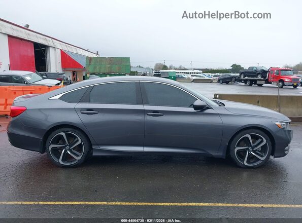 1HGCV1F33KA147207 2019 HONDA ACCORD Gray Widok wnętrza z tyłu