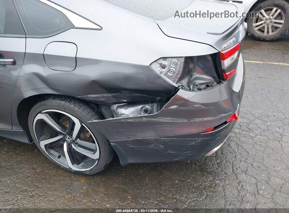 1HGCV1F33KA147207 2019 HONDA ACCORD Gray Widok z przodu