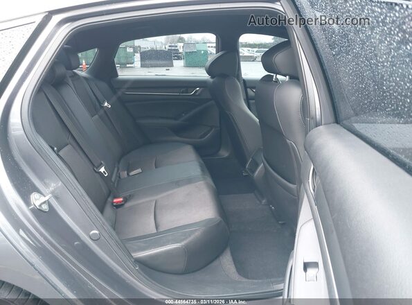 1HGCV1F33KA147207 2019 HONDA ACCORD Gray Widok naklejki z numerem VIN