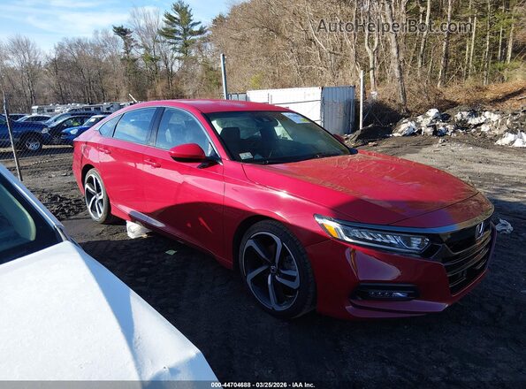 1HGCV1F33LA136340 2020 HONDA ACCORD Red 