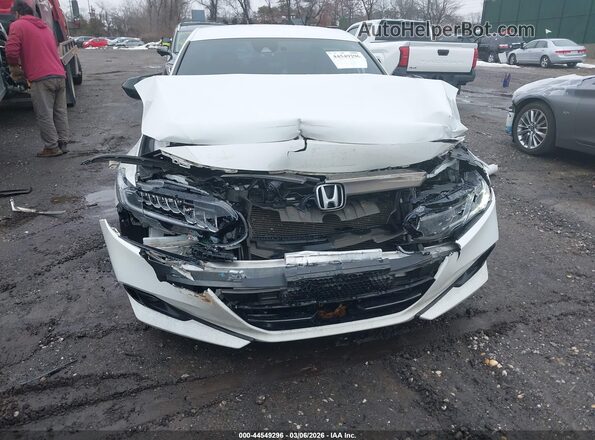 1HGCV1F33NA076885 2022 HONDA ACCORD White Vista del cuadro de instrumentos