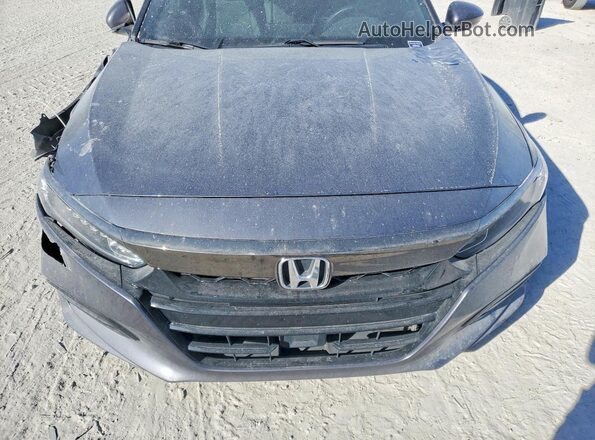 1HGCV1F34KA055877 2019 HONDA ACCORD Gray 