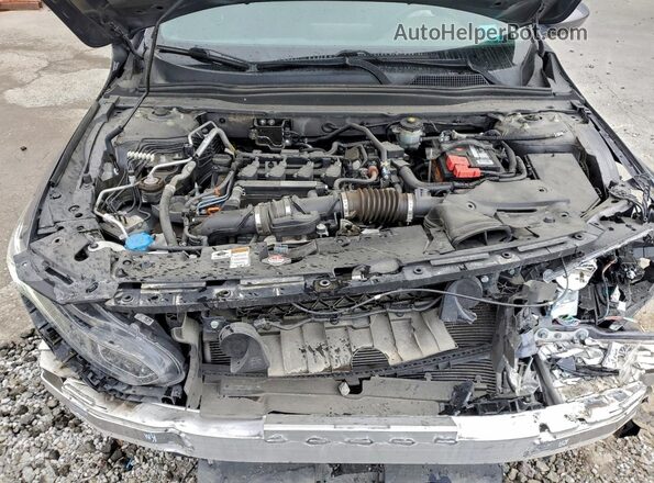 1HGCV1F34KA125538 2019 HONDA ACCORD Gray 