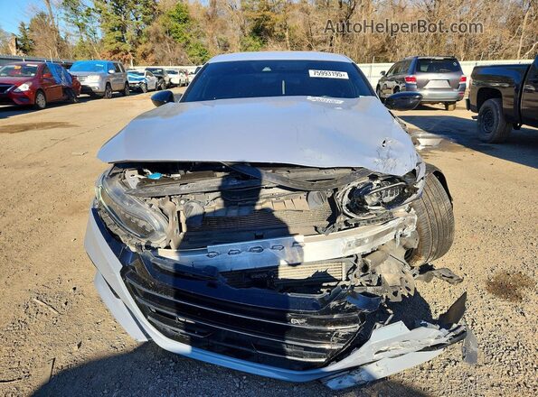 1HGCV1F34MA099932 2021 HONDA ACCORD Silver Vista frontal