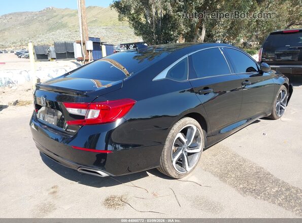 1HGCV1F34MA102781 2021 HONDA ACCORD Black Trasero derecho