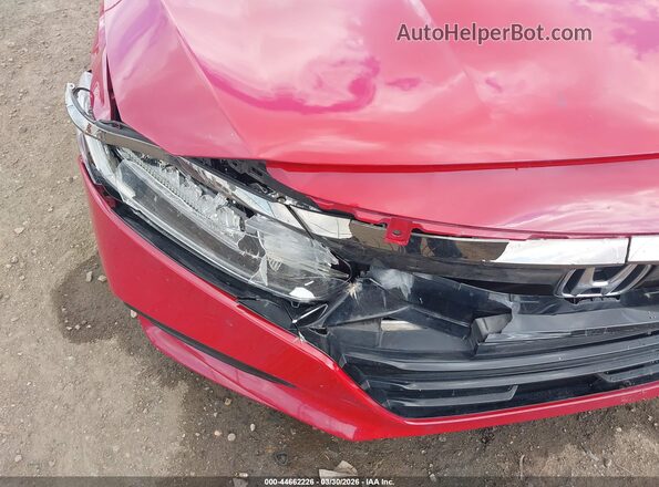 1HGCV1F35JA237814 2018 HONDA ACCORD Burgundy 
