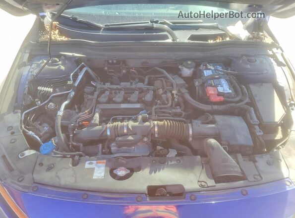 1HGCV1F35KA039641 2019 HONDA ACCORD Blue 