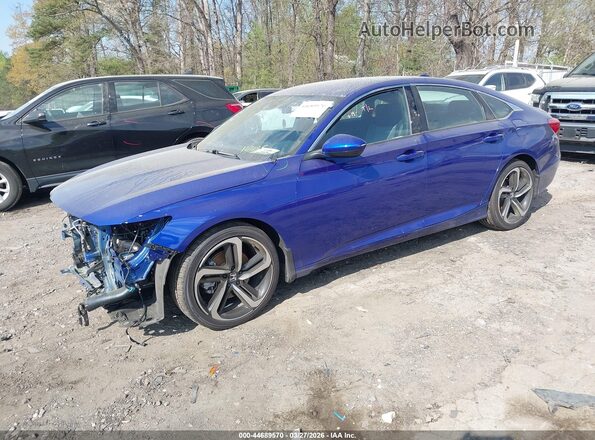 1HGCV1F35LA127185 2020 HONDA ACCORD Blue 