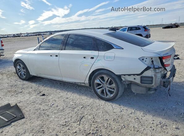 1HGCV1F35MA001801 2021 HONDA ACCORD White Rear left