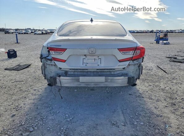 1HGCV1F35MA001801 2021 HONDA ACCORD White Rear view