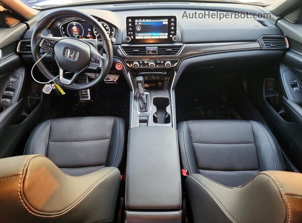 1HGCV1F35MA123932 2021 HONDA ACCORD Gray Vista del salpicadero