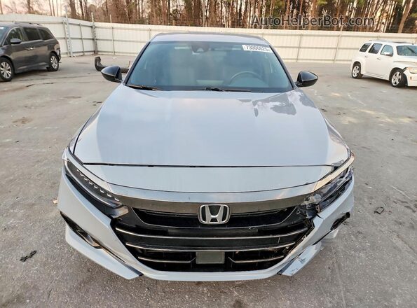 1HGCV1F35MA123932 2021 HONDA ACCORD Gray Vista frontal