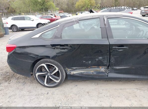1HGCV1F35NA040261 2022 HONDA ACCORD Black წინა ხედი