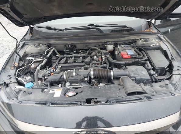 1HGCV1F35NA040261 2022 HONDA ACCORD Black უკანა ხედი