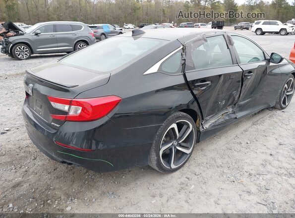 1HGCV1F35NA040261 2022 HONDA ACCORD Black უკანა მარჯვენა