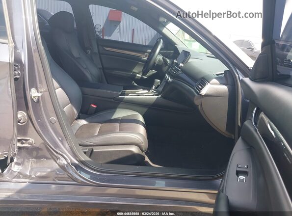 1HGCV1F36KA024887 2019 HONDA ACCORD Gray 
