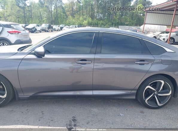 1HGCV1F36KA024887 2019 HONDA ACCORD Gray 