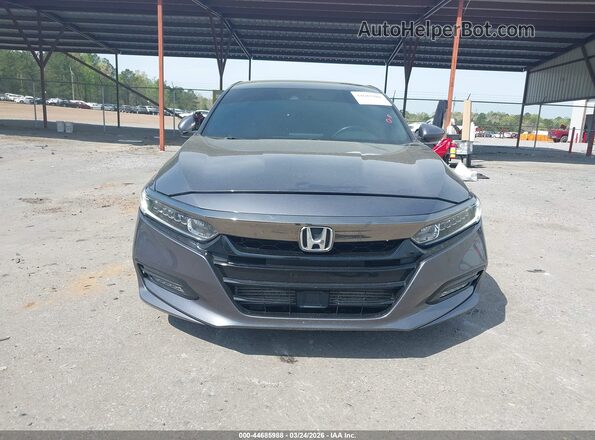 1HGCV1F36KA024887 2019 HONDA ACCORD Gray 