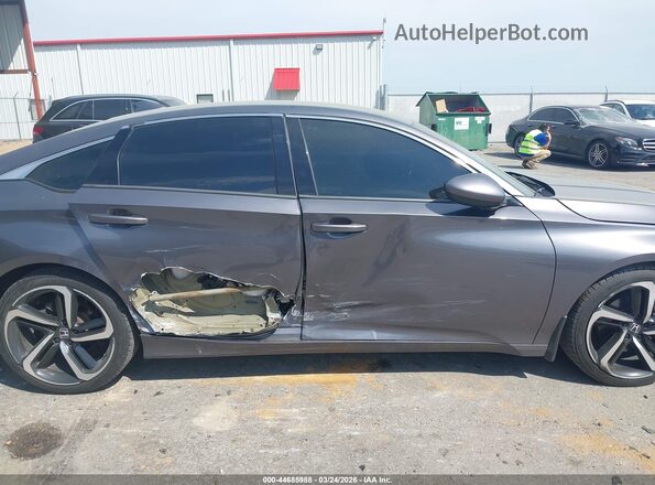 1HGCV1F36KA024887 2019 HONDA ACCORD Gray 
