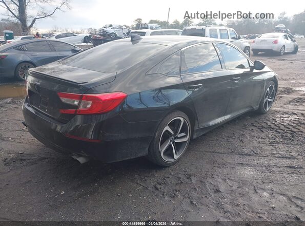 1HGCV1F36MA050523 2021 HONDA ACCORD Black Հետևի աջ