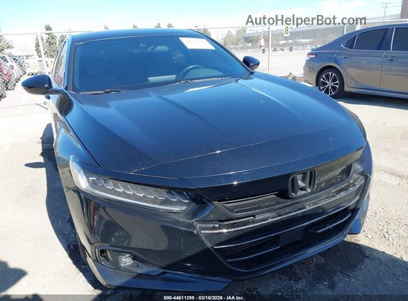 1HGCV1F36MA102426 2021 HONDA ACCORD Черный Вид щитка приборов