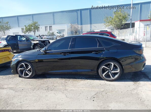 1HGCV1F36MA102426 2021 HONDA ACCORD Черный Панорамный вид салона 360°