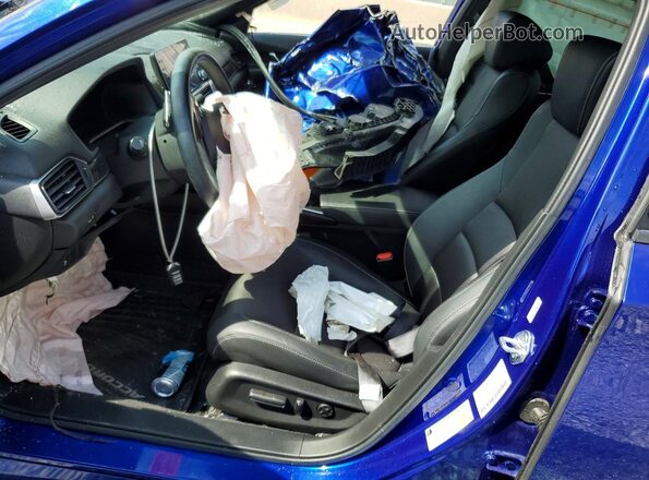1HGCV1F36MA112714 2021 HONDA ACCORD Blue Widok wnętrza z przodu