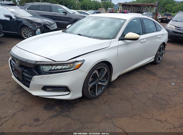 1HGCV1F37KA111777 2019 HONDA ACCORD White 