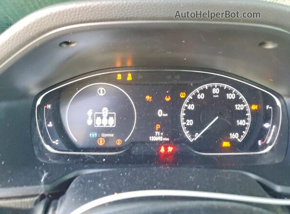 1HGCV1F37MA043483 2021 HONDA ACCORD Blue Սարքավորումների վահանակի տեսք