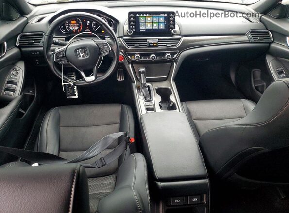 1HGCV1F38MA068747 2021 HONDA ACCORD Blue Vista del salpicadero